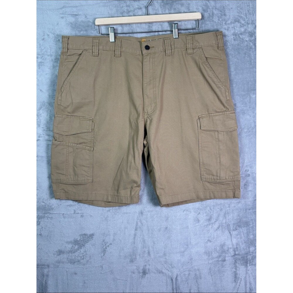 NWOT Carhartt Tan Khaki Relaxed Fit Cargo Shorts Mens Size 44